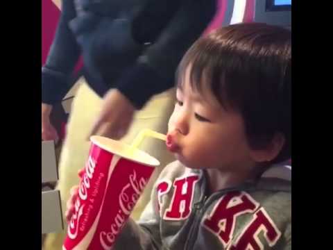 drink, coke, chinese boy, straw